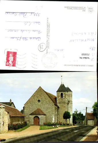 711010 France Foto AK Oinville sous Auneau Eure et Loir Kirche