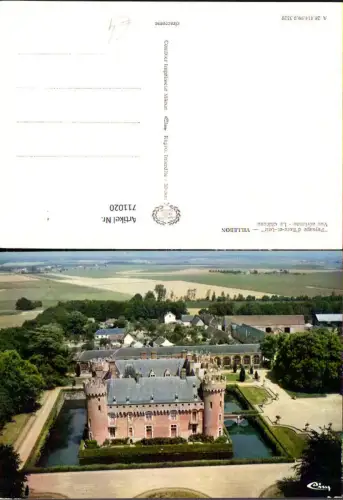 711020 France Fliegeraufnahme Villebon Vue aerienne Le chateau Schloss