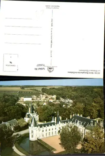 711027 France Fliegeraufnahme Saint-Symphorien-le-Chateau Le Chateau d Esclimont Schloss