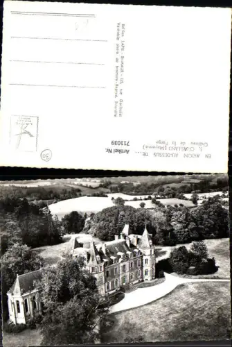 711039 France Fliegeraufnahme Chailland Mayenne Chateau de la Forge Schloss