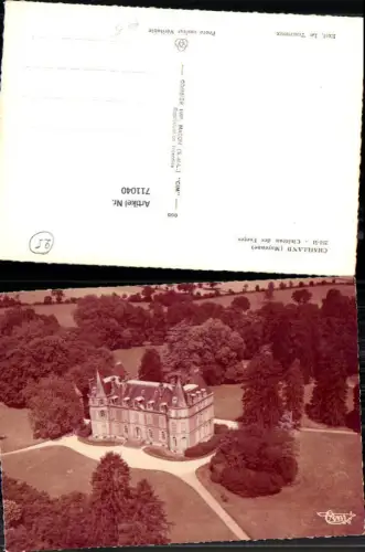 711040 France Fliegeraufnahme Chailland Mayenne Chateau de la Forge Schloss