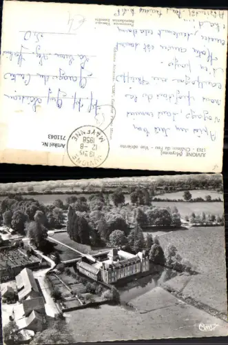711043 France Fliegeraufnahme Juvigne Mayenne Chateau du Feu Vue aerienne