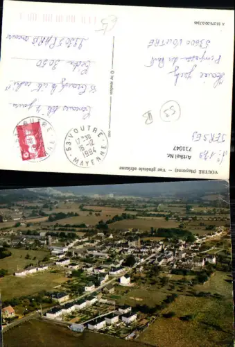711047 France Fliegeraufnahme Voutre Mayenne Vue generale aerienne