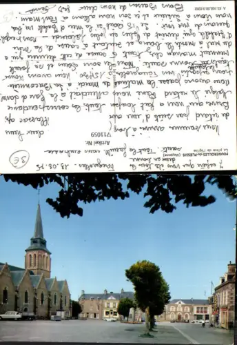 711059 France Fougerolles-du-Plessis Mayenne La place de l eglise Kirche