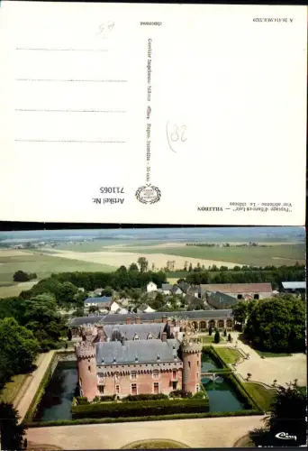 711065 France Fliegeraufnahme Villebon Le chateau Schloss Vue aerienne