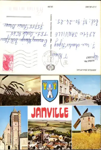 711067 France Mehrbild AK Janville Eure-et-Loir