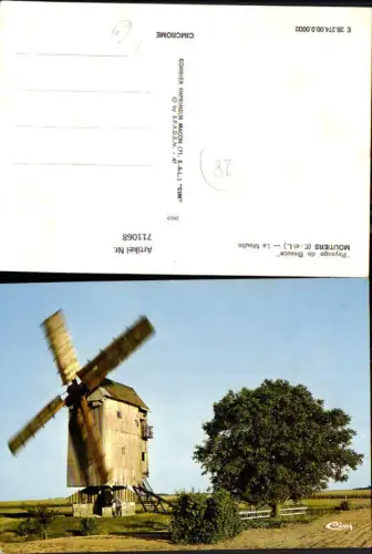 711068 France Moutiers Eure-et-Loir Le Moulin Mühle Windmühle