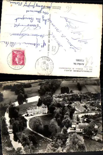 711085 France Fliegeraufnahme Authon-du-Perches Chateau de Charbonnieres Vue aerienne