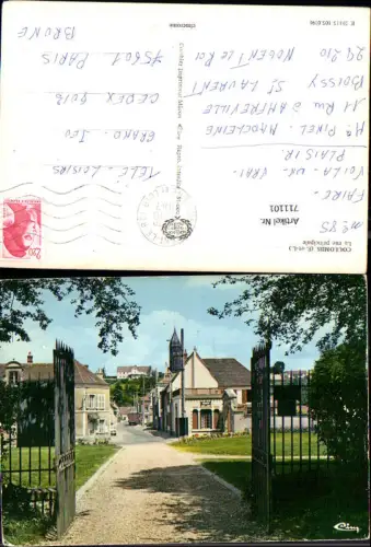 711101 France Coulombs La rue principale