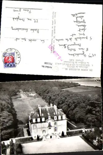 711108 France Fliegeraufnahme Rovray-St-Florentin Eure-et-Loir Le Chateau de Reverseaux Facade Sud