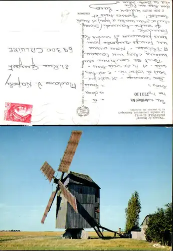 711110 France Ouarville Eure-et-Loir Le moulin et la maison du meunier Windmühle Mühle