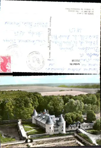 711118 France Fliegeraufnahme Voves Eure-et-Loir Vue aerienne Le Chateau de Fontenay-sur-Conie