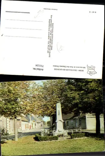 711124 France Chatillon-en-Dunois Monument et Rue du Chapeau Pointu Denkmal