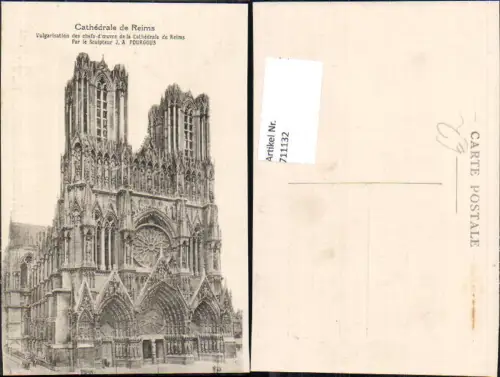711132 France Cathedrale de Reims Kathedrale