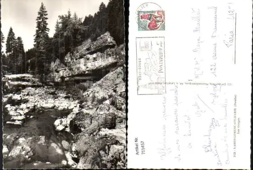 711457 France Foto AK Labergement Ste-Marie Doubs Les Gorges