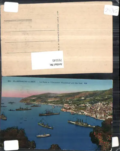 715145 France Villefranche sur Mer Kriegsschiffe Rade Escadre