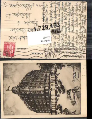 715171 France Paris Charleston Hotel