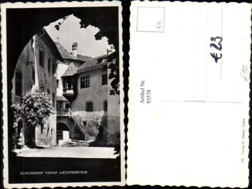 93578,Schlosshof Vaduz Lichtenstein