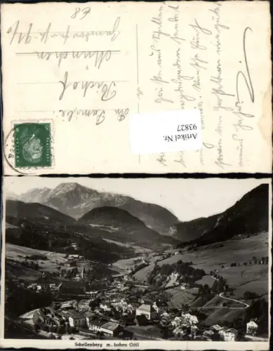 93827,Schellenberg m. Hohen Göll in Unterland Lichtenstein