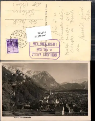 144206,Schloss Vaduz Fürstentum Liechtenstein
