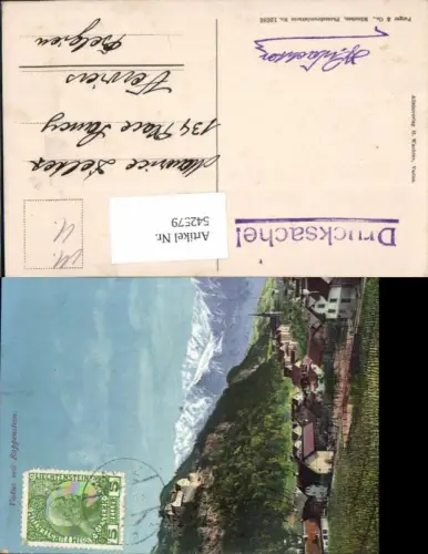 542579,tolle AK Fürstentum Liechtenstein Vaduz n, Rappenstein pub Purger Co. 12868