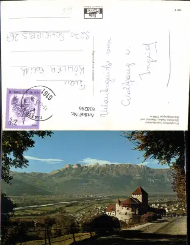 618296,Schloss Vaduz Rheintal u. Säntisgruppe Principality of Liechtenstein