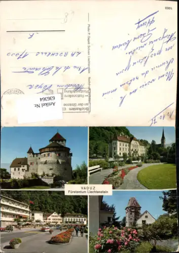 636364,Mehrbild Ak Vaduz Schloss Principality of Liechtenstein