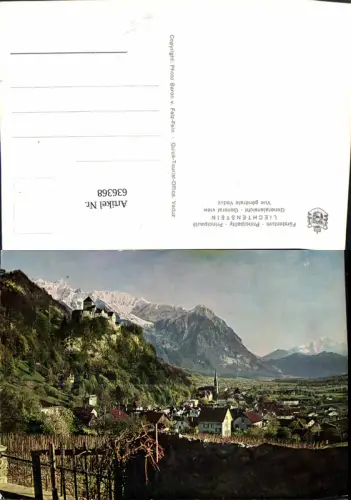 636368,Generalansicht Fürstentum Schloss Vaduz Principality of Liechtenstein