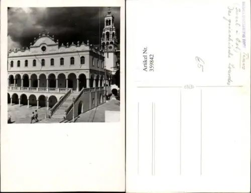 359842,Foto AK Greece Tinos Insel Das griechische Lourdes Kirche Arkaden