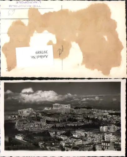 397889,Greece Athenes Athen Teilansicht m. Akropolis Akropole Tempel