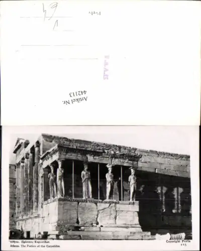 442113,Greece Athens Athen Portico of the Caryatides pub Perla 115