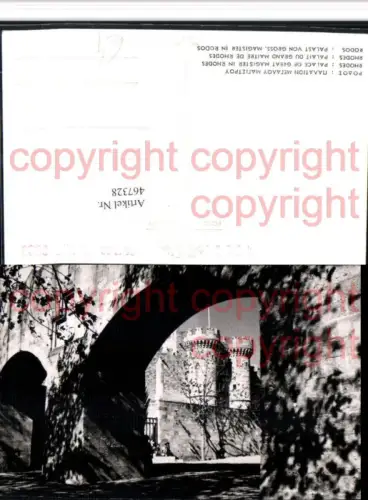 467328,Greece Rhodes Rhodos Palace Palast von Groß Magister Tor