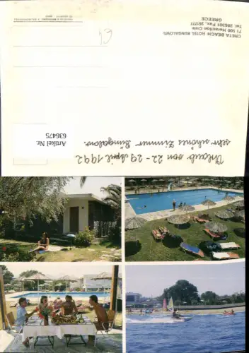 636475,Mehrbild Ak Creta Beach Hotel Bungalows Strandleben Kreta Heraclion Greece