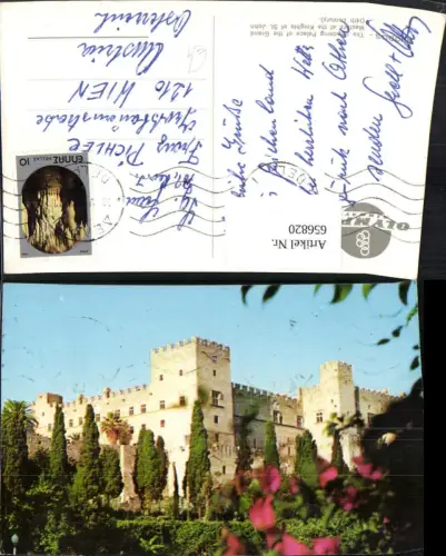 656820,Rhodos The imposing Palace of the Grand Masters of the Knights of St John Greece