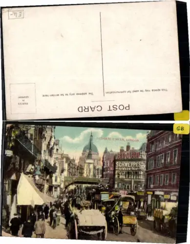 61005,London Ludgate Circus Streetview 1915