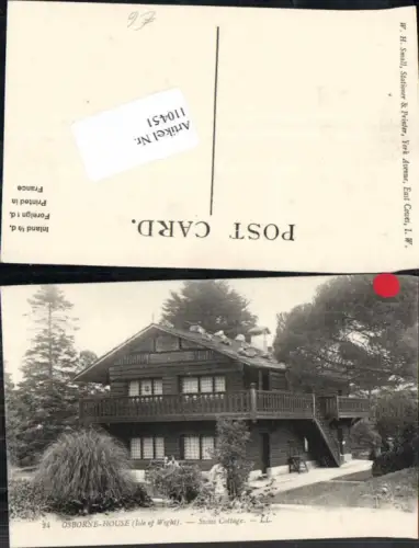 110451,Isle of Wight Osborne House Swiss Cottage Schweizer Cottage pub LL 24