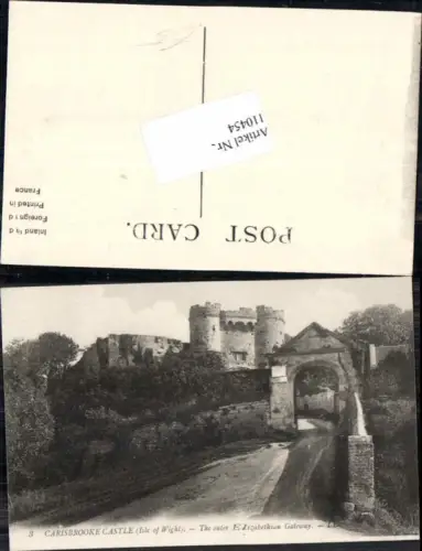 110454,Isle of Wight Carisbrooke Castle Outer Elizabtehian Gateway pub LL 3