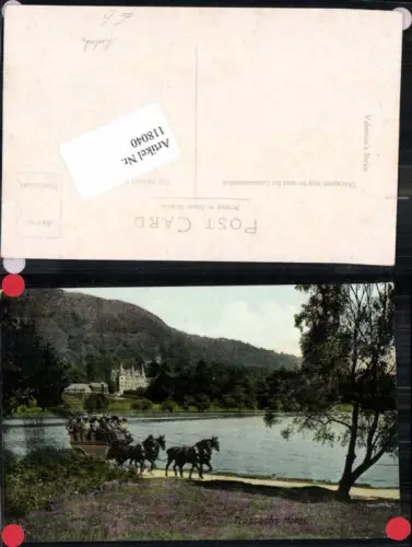 118040,Trossachs Hotel Kutsche Pferd