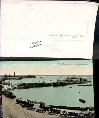 124321,The Town Quay Southampton Hafen Kutschen