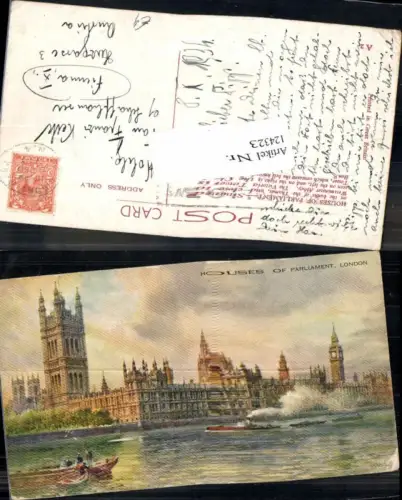 124323,Künstlerkarte London Houses of Parlament