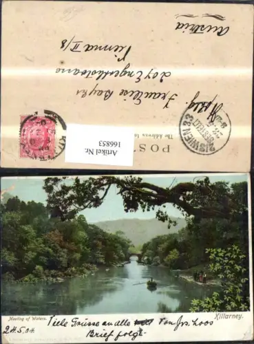 166853,Killarney Meeting of Waters Ruderboot Personen