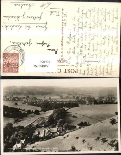 166857,Caterham View from Whitehill 1930