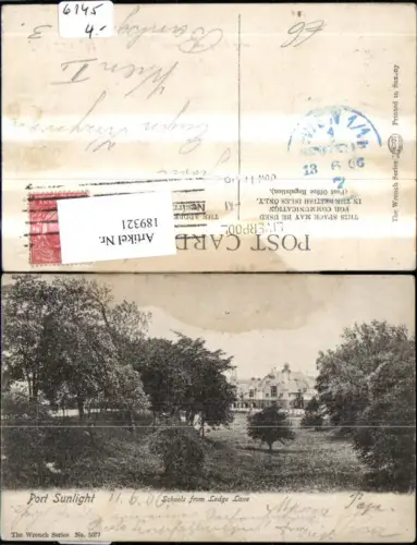 189321,England Port Sunlight Schools from Lodge Lane