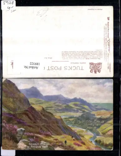189322,Künstler Ak England Dolgelly The Precipice Walk pub Raphael Tuck and Sons Oilette 7095