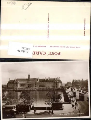 189329,England London New Country Hall Brücke Strassenbahn