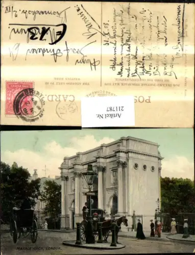 211787,London Marble Arch Kutschen Pferdekutsche