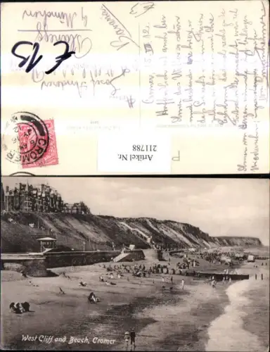 211788,Cromer West Cliff and Beach Strand