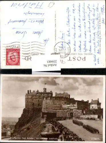 239483,Edinburgh Castle Schloss Burg Changing the Guard Wachwechsel