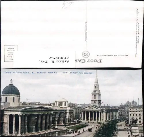 239889,London National Gallery and St. Martins Church Kirche