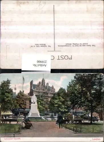 239900,London Leicester Square Denkmal